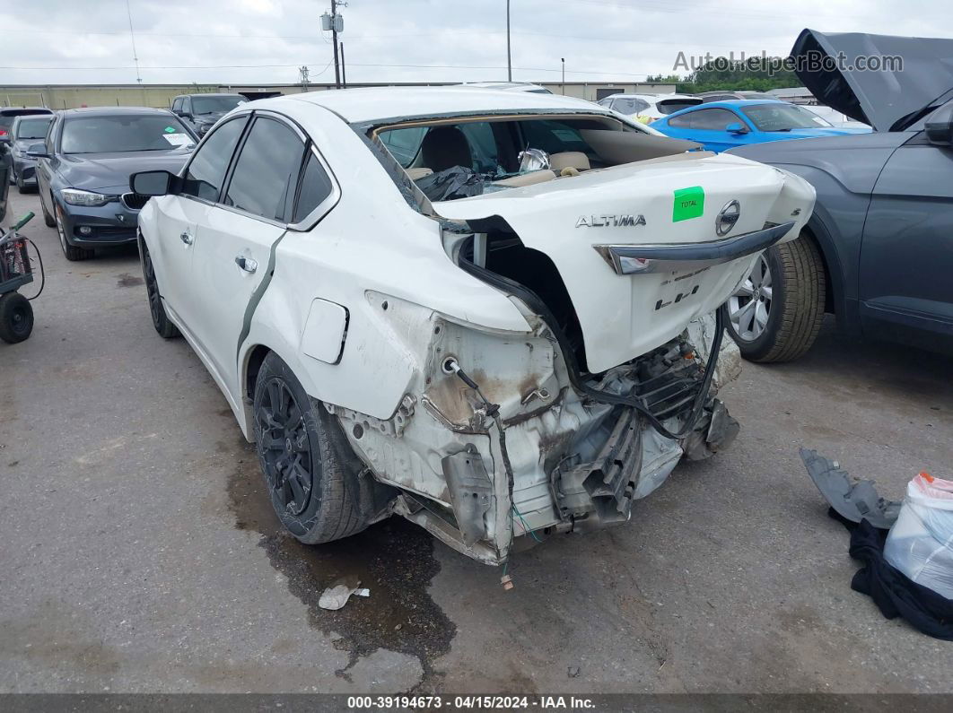 2015 Nissan Altima 2.5 S White vin: 1N4AL3AP3FN884834