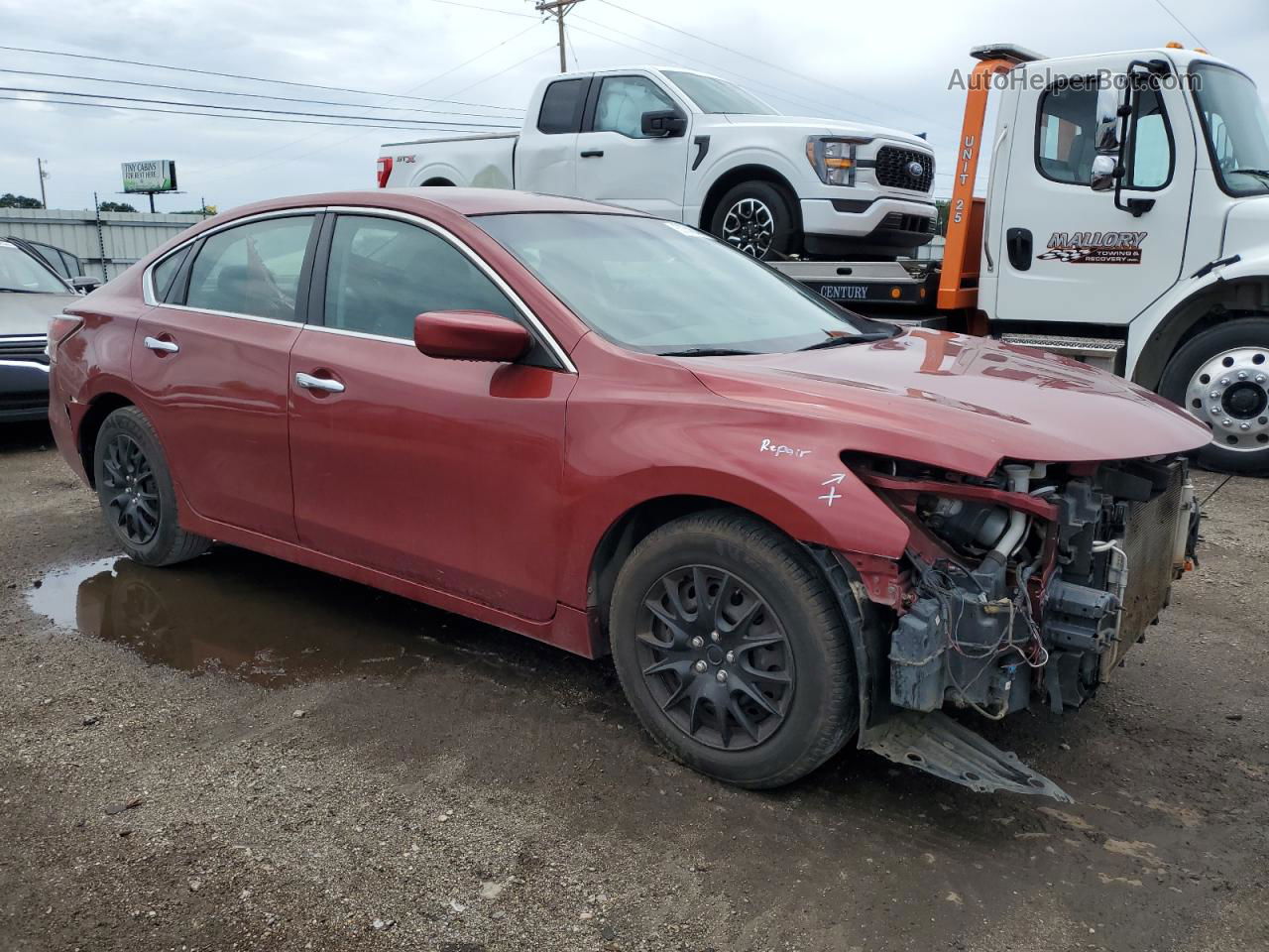 2015 Nissan Altima 2.5 Red vin: 1N4AL3AP3FN892237