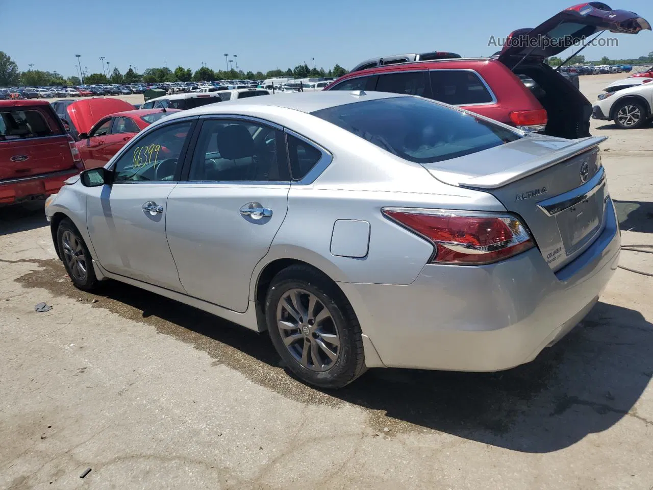 2015 Nissan Altima 2.5 Silver vin: 1N4AL3AP3FN900935