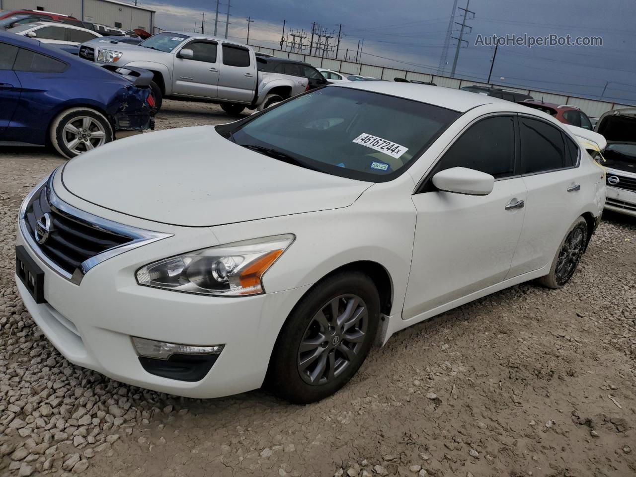 2015 Nissan Altima 2.5 White vin: 1N4AL3AP3FN905455