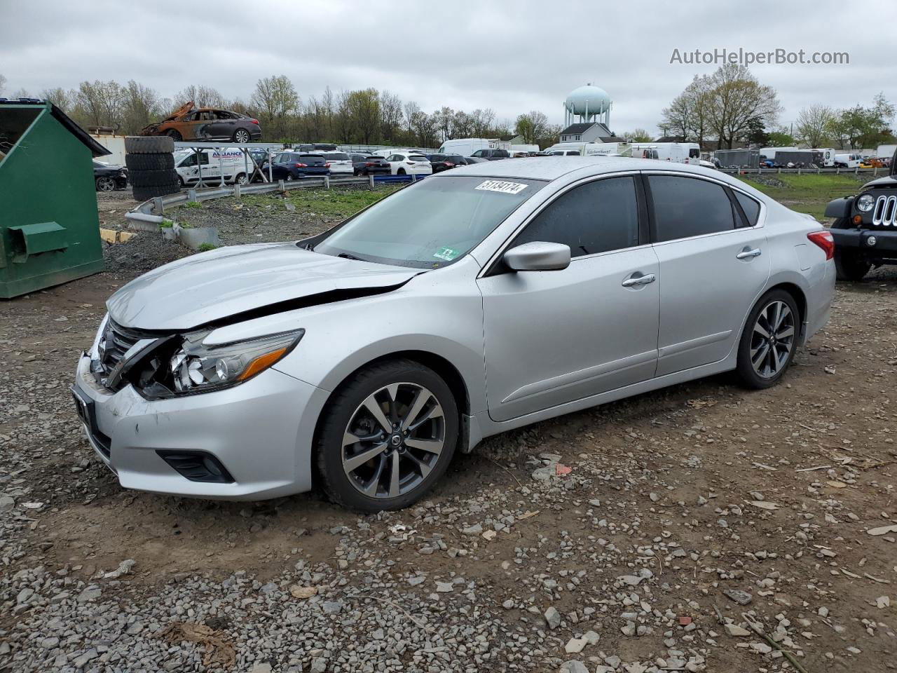 2016 Nissan Altima 2.5 Silver vin: 1N4AL3AP3GC167797