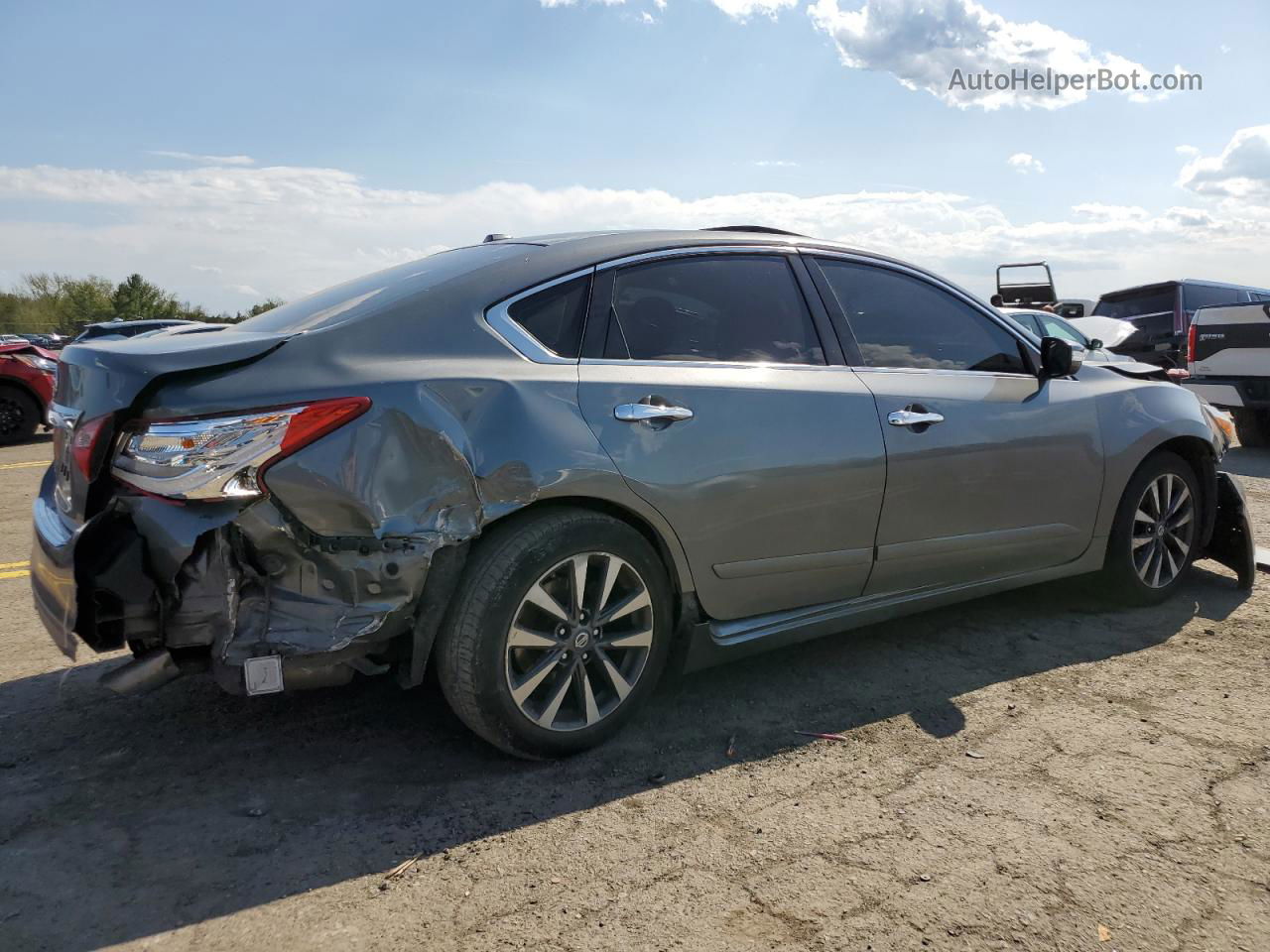 2016 Nissan Altima 2.5 Silver vin: 1N4AL3AP3GC177178