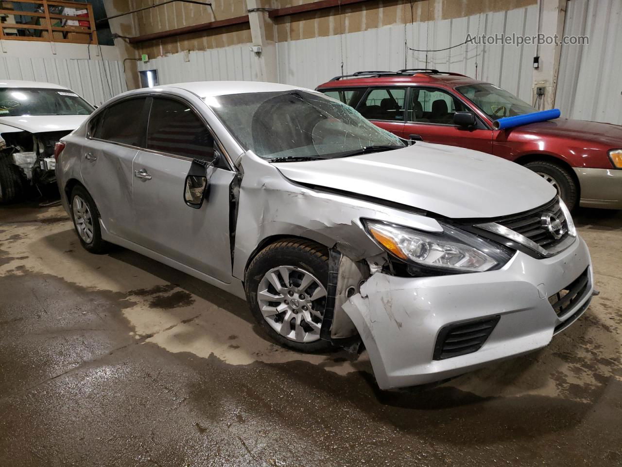 2016 Nissan Altima 2.5 Silver vin: 1N4AL3AP3GC208218