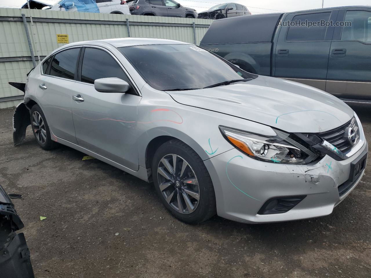 2016 Nissan Altima 2.5 Silver vin: 1N4AL3AP3GC216237