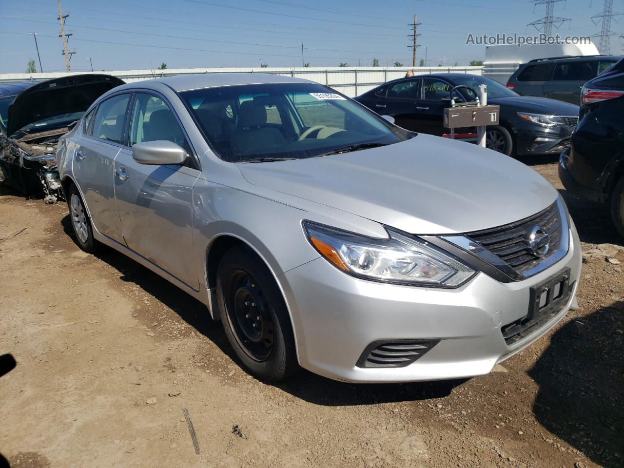 2016 Nissan Altima 2.5 Silver vin: 1N4AL3AP3GN346894