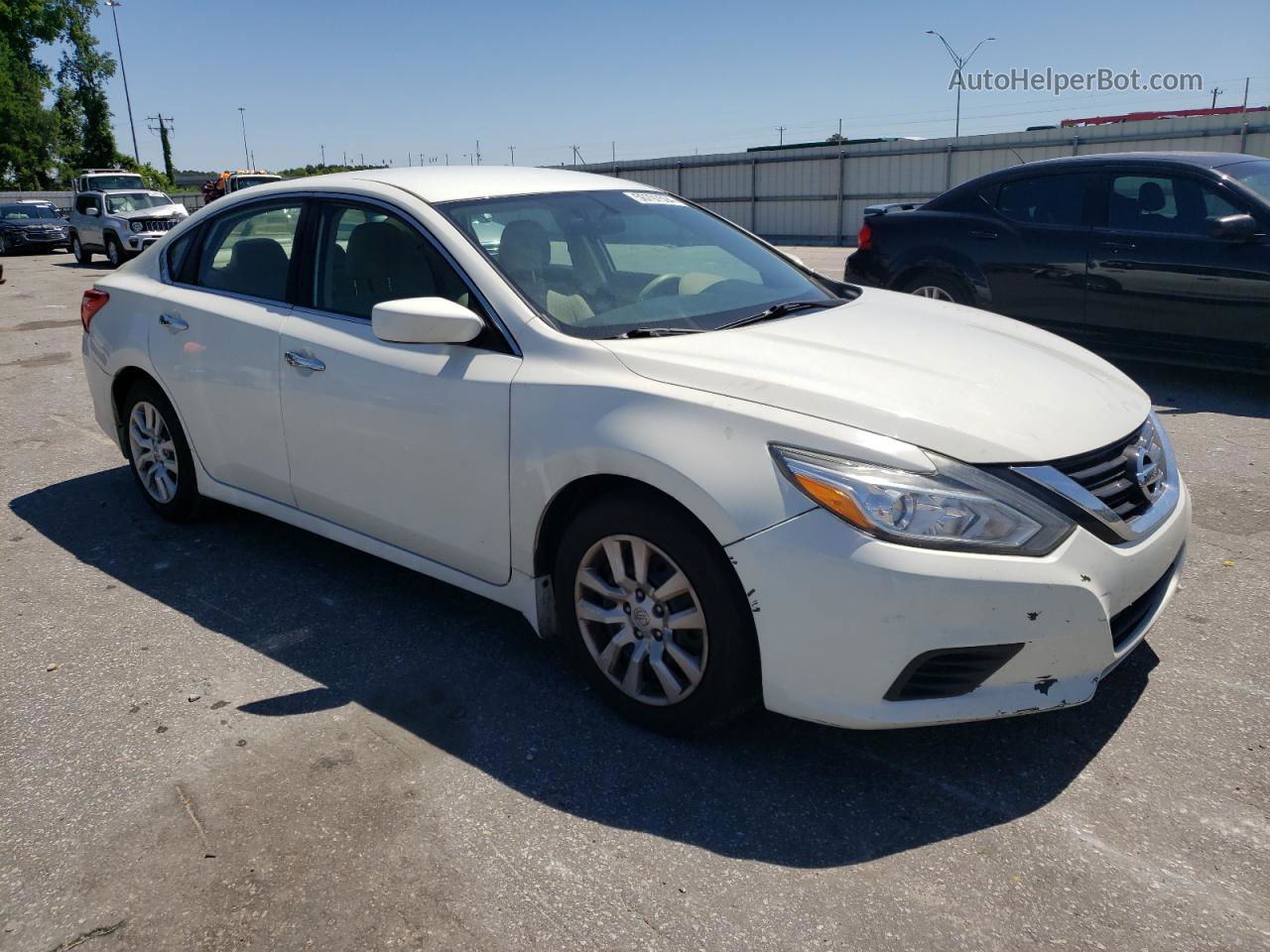 2017 Nissan Altima 2.5 White vin: 1N4AL3AP3HC122487