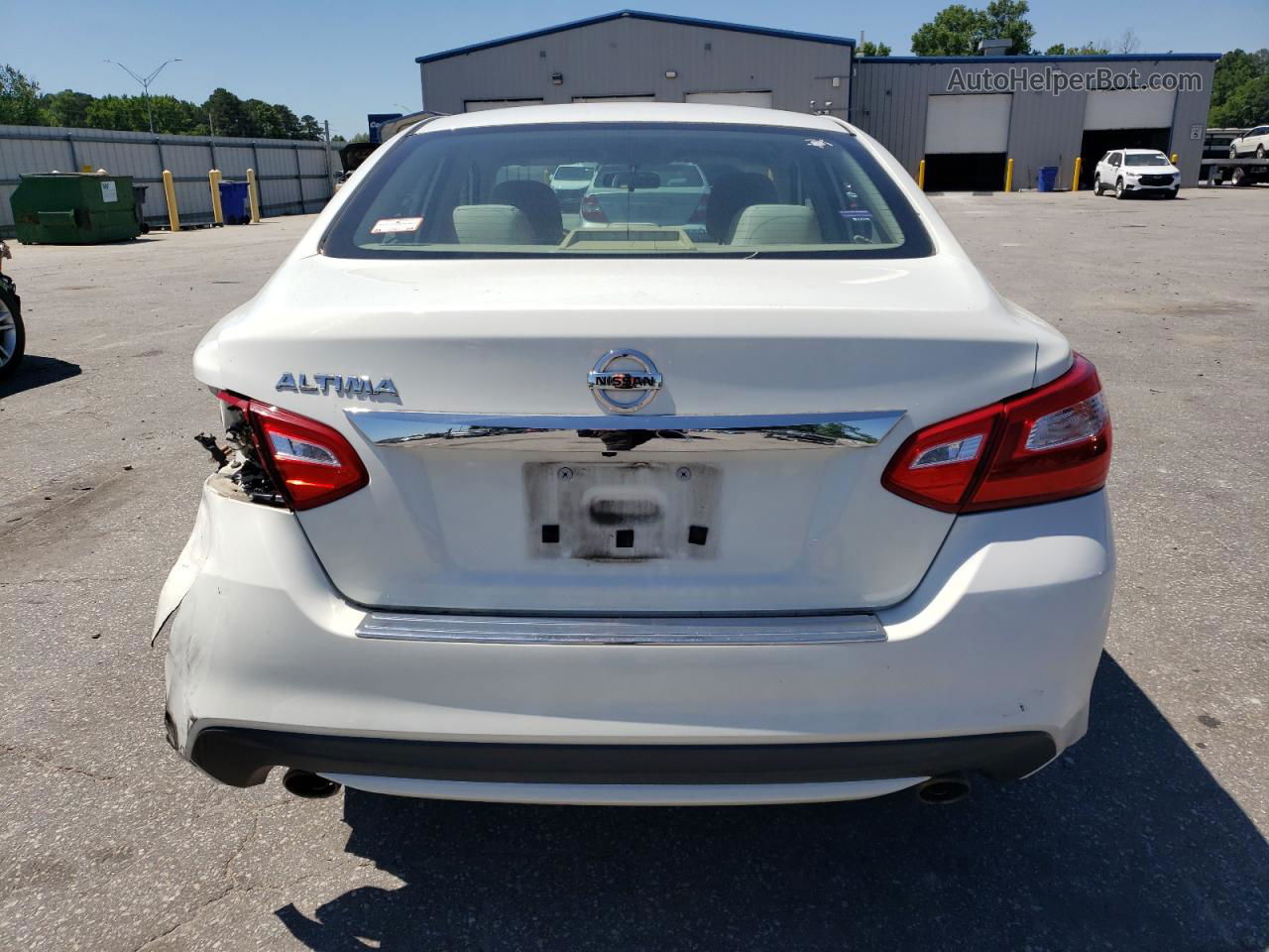 2017 Nissan Altima 2.5 White vin: 1N4AL3AP3HC122487