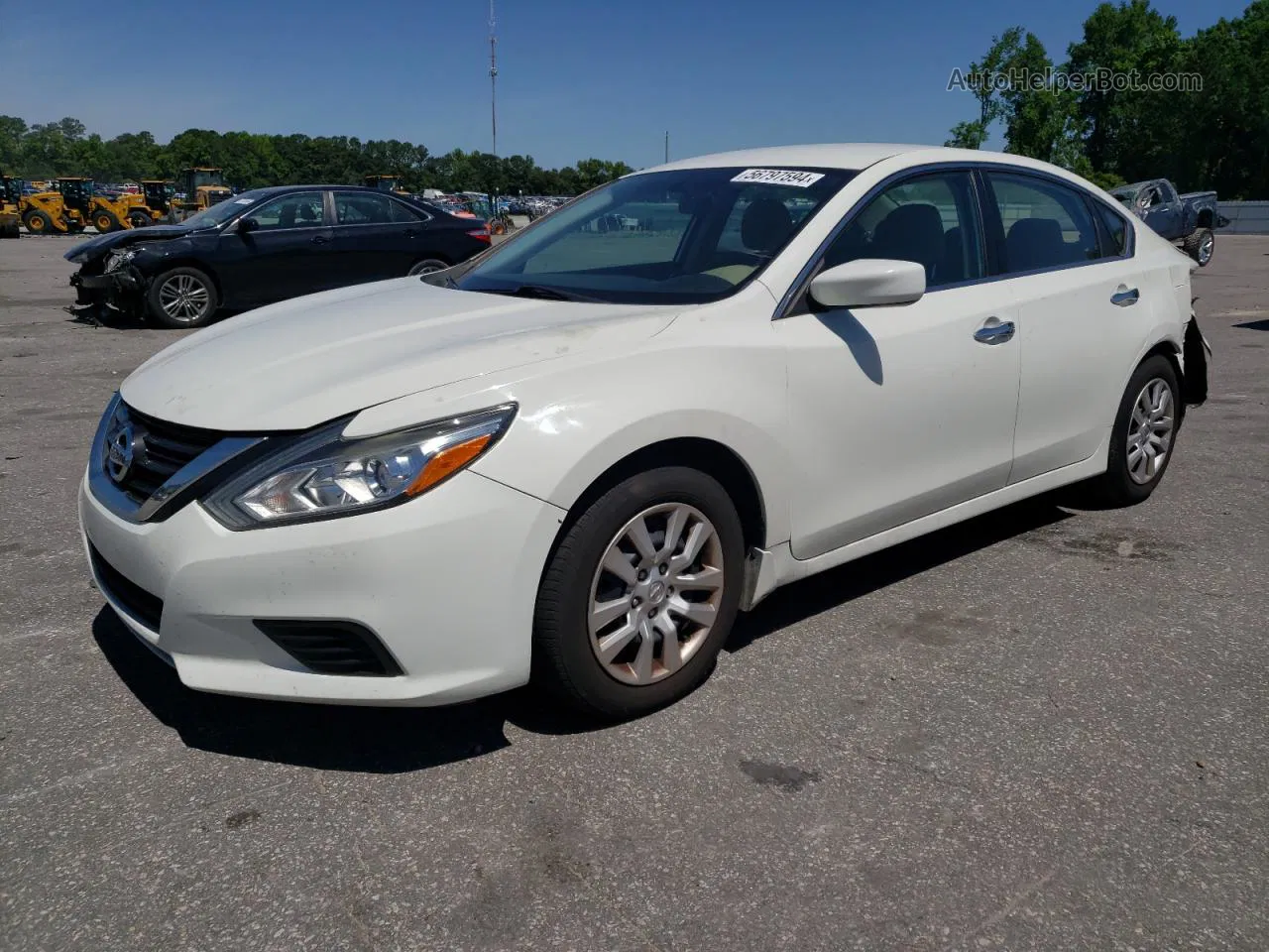 2017 Nissan Altima 2.5 White vin: 1N4AL3AP3HC122487