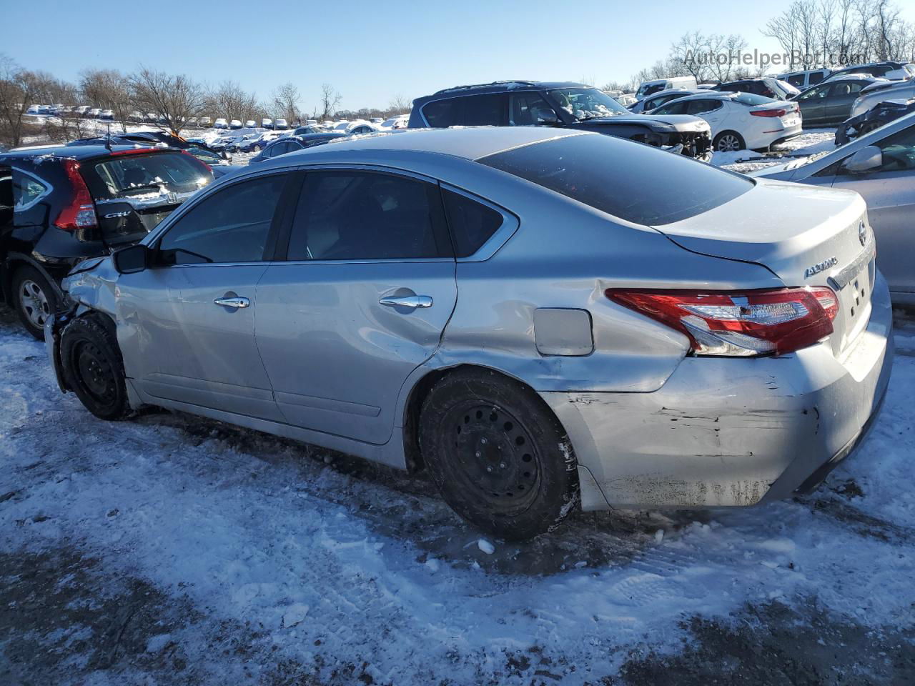 2017 Nissan Altima 2.5 Silver vin: 1N4AL3AP3HC134137