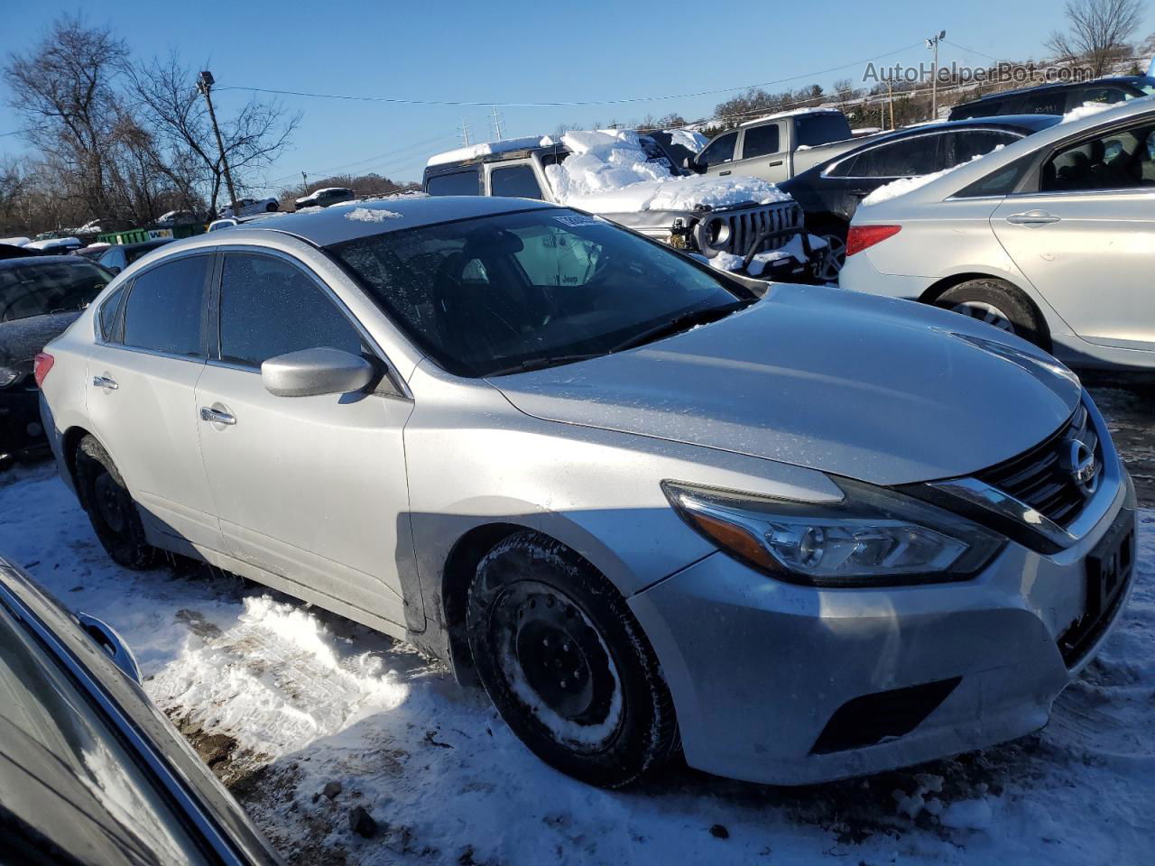 2017 Nissan Altima 2.5 Silver vin: 1N4AL3AP3HC134137