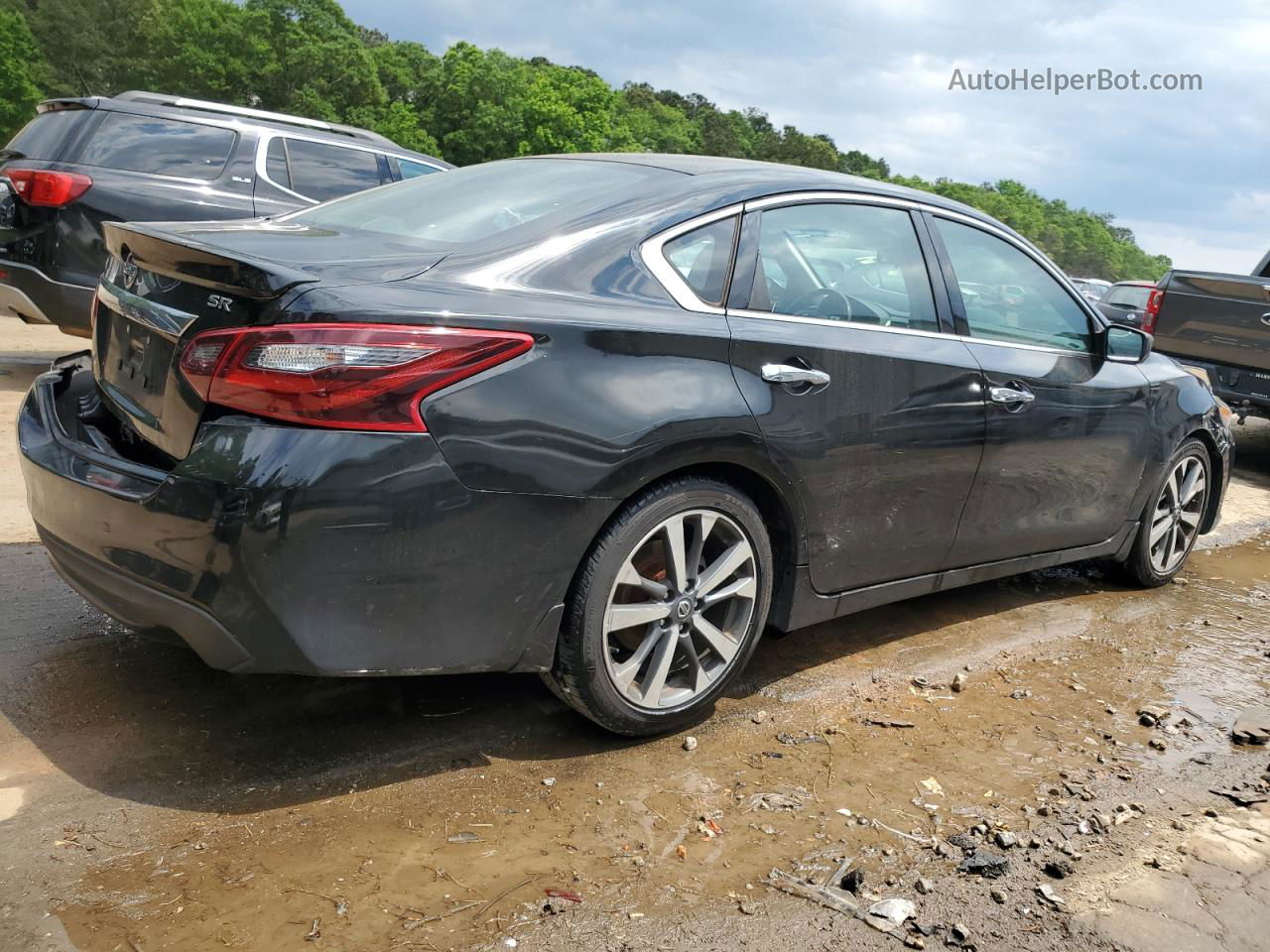 2017 Nissan Altima 2.5 Черный vin: 1N4AL3AP3HC144635