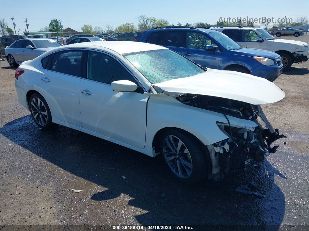 2017 Nissan Altima 2.5 Sr White vin: 1N4AL3AP3HC148233