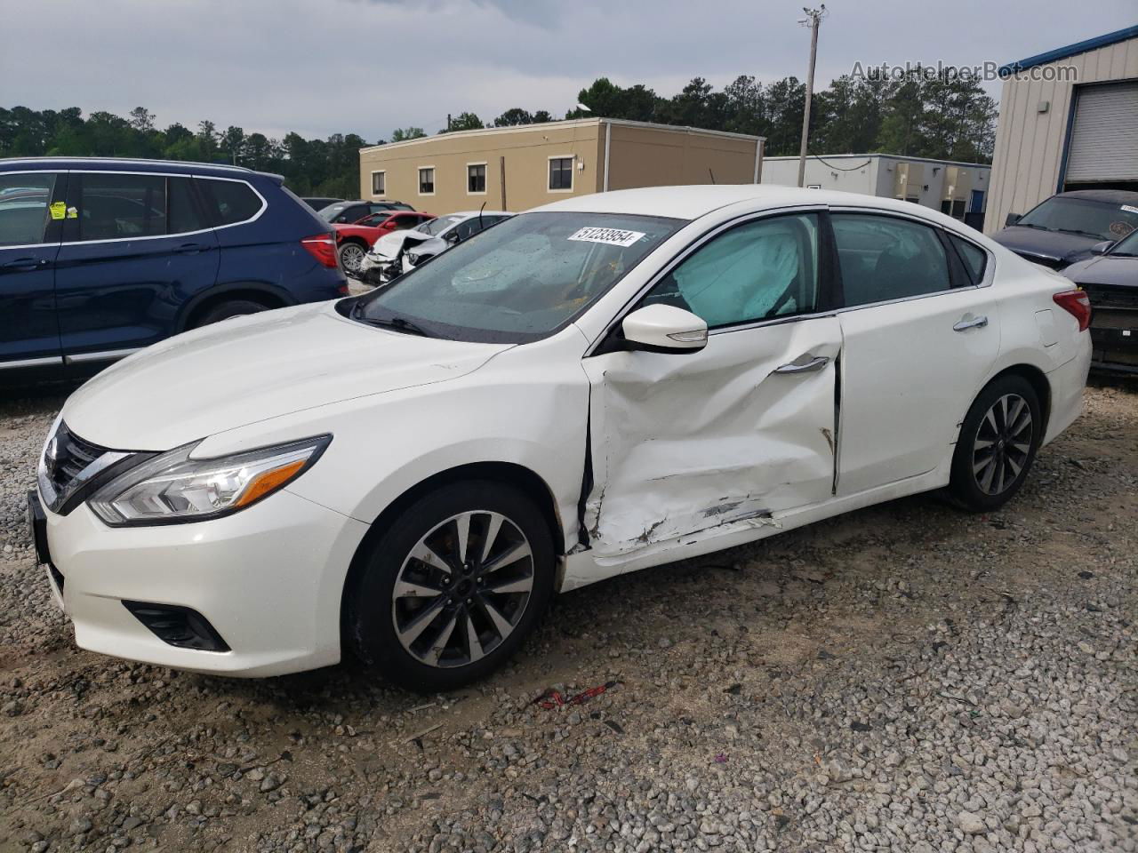 2017 Nissan Altima 2.5 White vin: 1N4AL3AP3HC169986