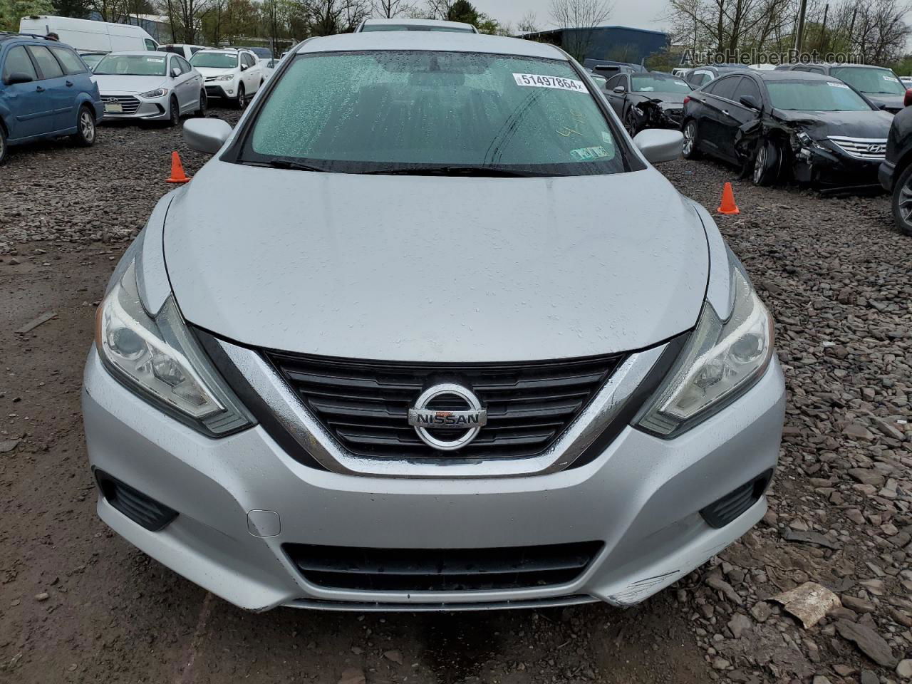 2017 Nissan Altima 2.5 Silver vin: 1N4AL3AP3HN302668