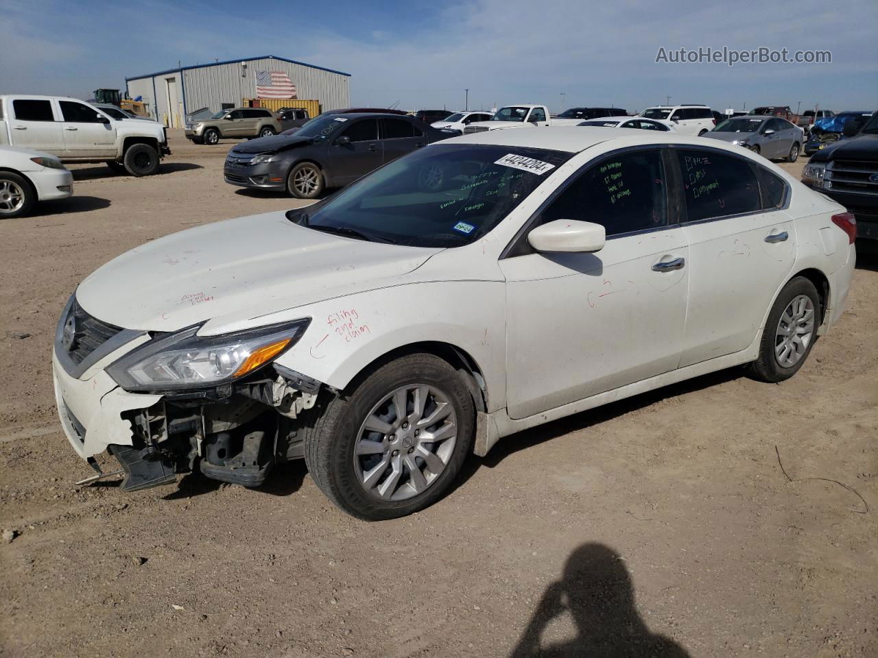 2017 Nissan Altima 2.5 White vin: 1N4AL3AP3HN318305