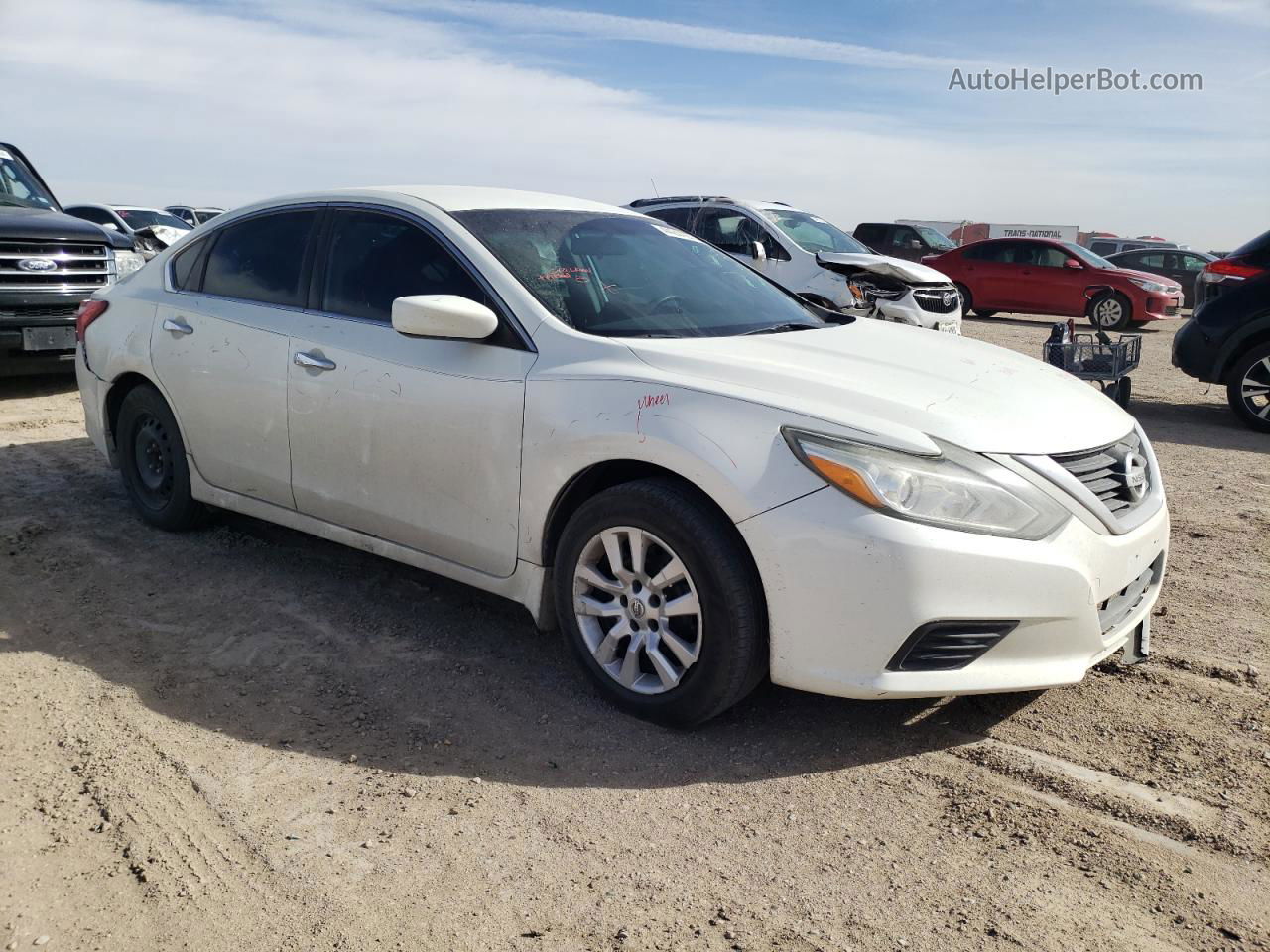 2017 Nissan Altima 2.5 White vin: 1N4AL3AP3HN318305