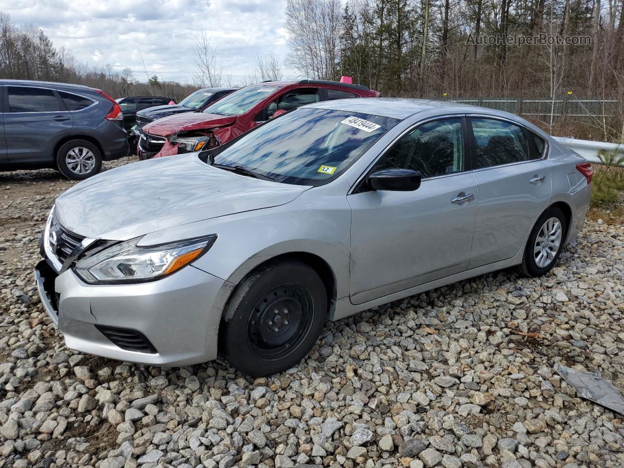 2017 Nissan Altima 2.5 Silver vin: 1N4AL3AP3HN348291