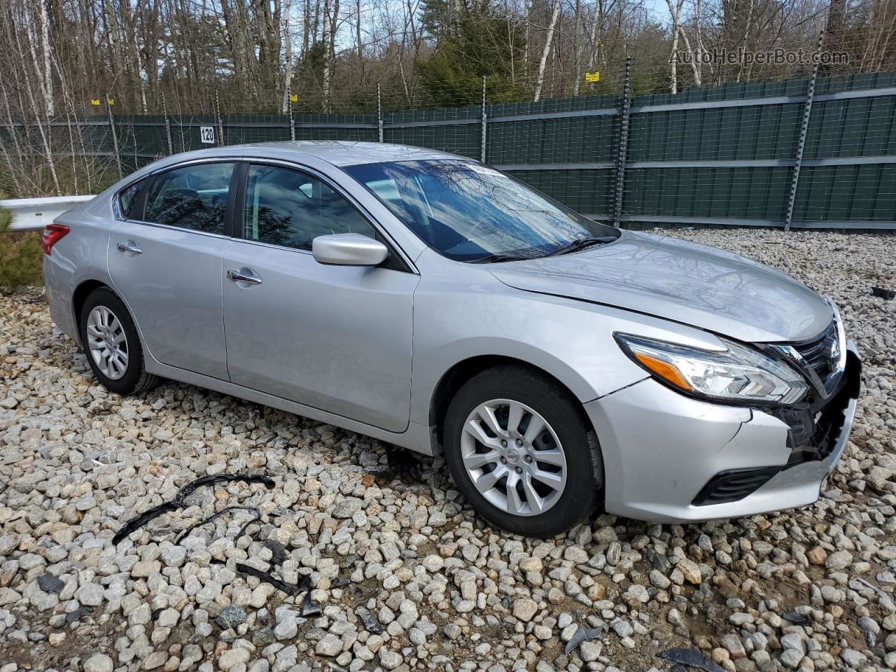 2017 Nissan Altima 2.5 Silver vin: 1N4AL3AP3HN348291