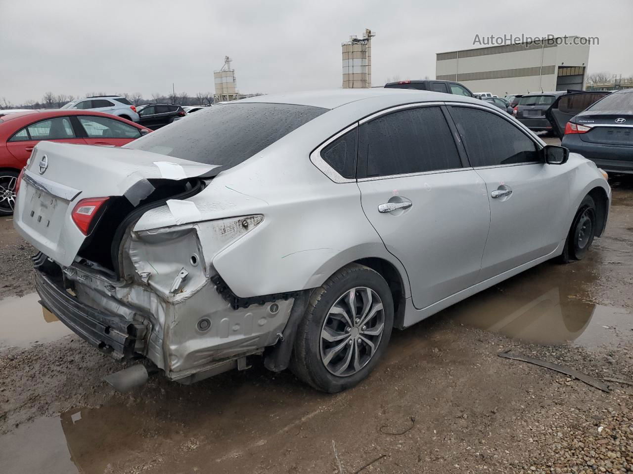 2017 Nissan Altima 2.5 Серебряный vin: 1N4AL3AP3HN354768