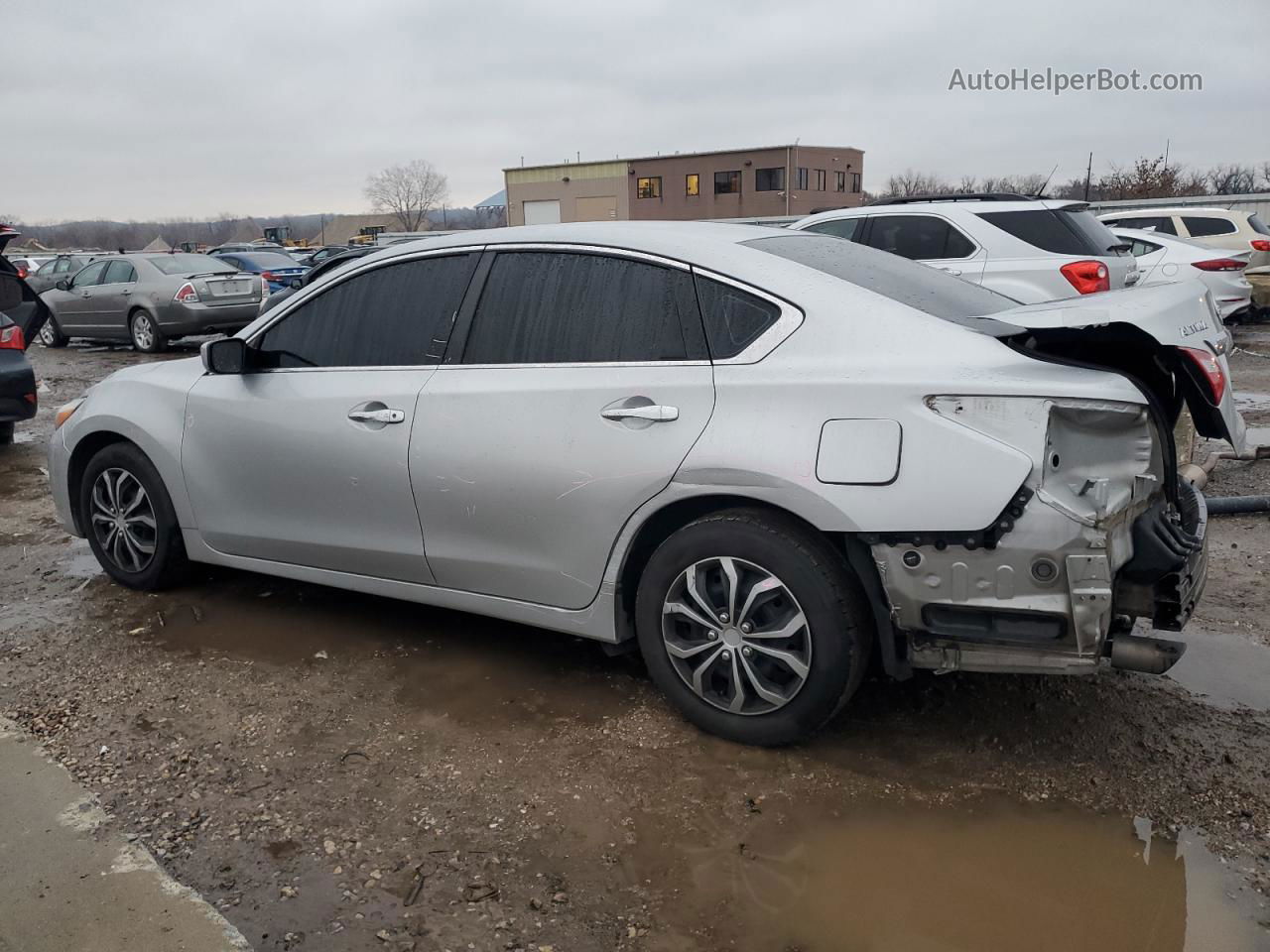 2017 Nissan Altima 2.5 Серебряный vin: 1N4AL3AP3HN354768