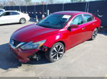 2018 Nissan Altima 2.5 Sr Burgundy vin: 1N4AL3AP3JC114217