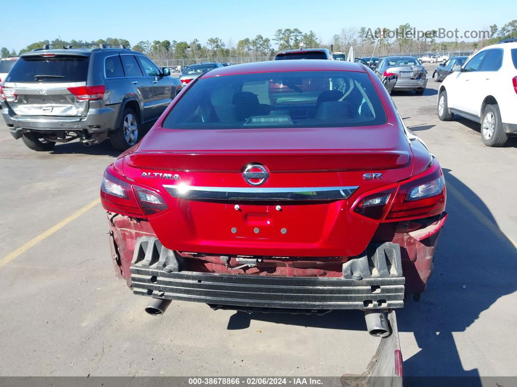 2018 Nissan Altima 2.5 Sr Burgundy vin: 1N4AL3AP3JC114217