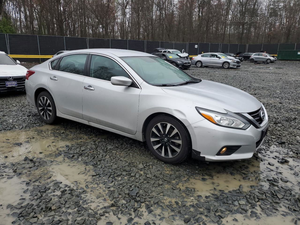 2018 Nissan Altima 2.5 Silver vin: 1N4AL3AP3JC165717