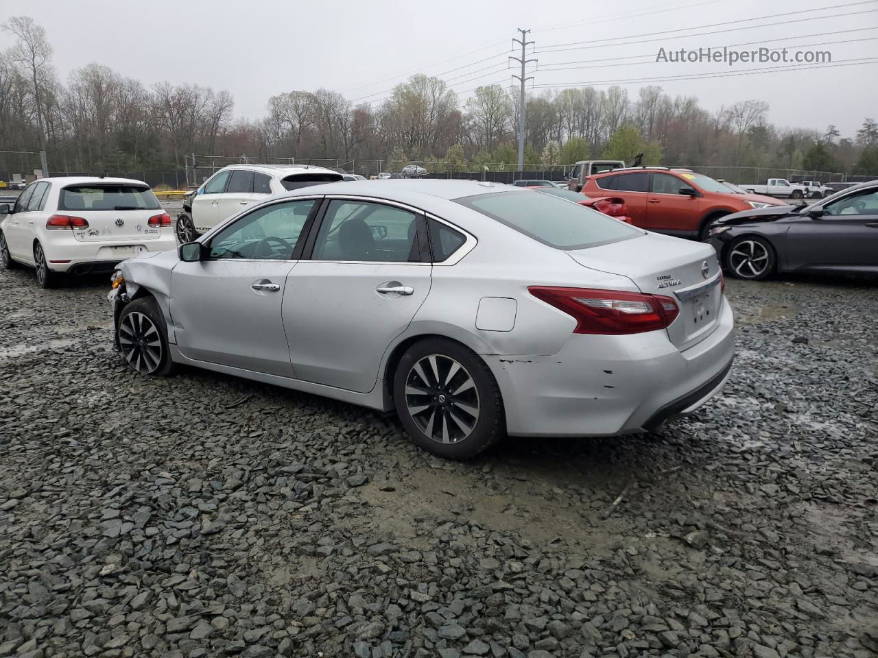 2018 Nissan Altima 2.5 Silver vin: 1N4AL3AP3JC165717