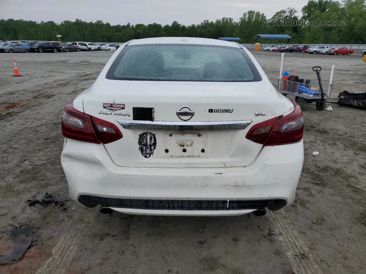 2018 Nissan Altima 2.5 White vin: 1N4AL3AP3JC181562