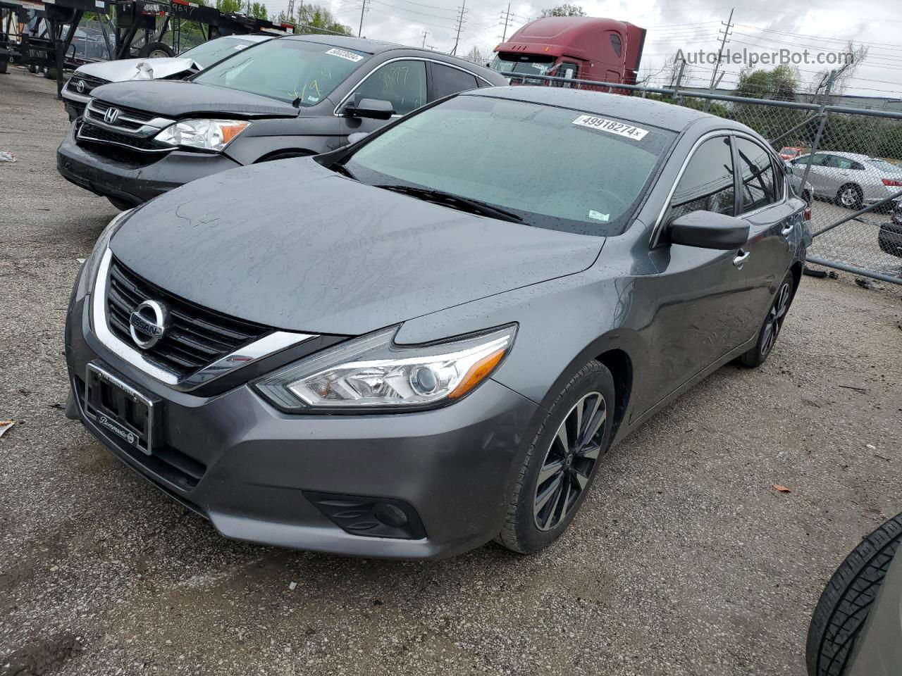 2018 Nissan Altima 2.5 Gray vin: 1N4AL3AP3JC261041