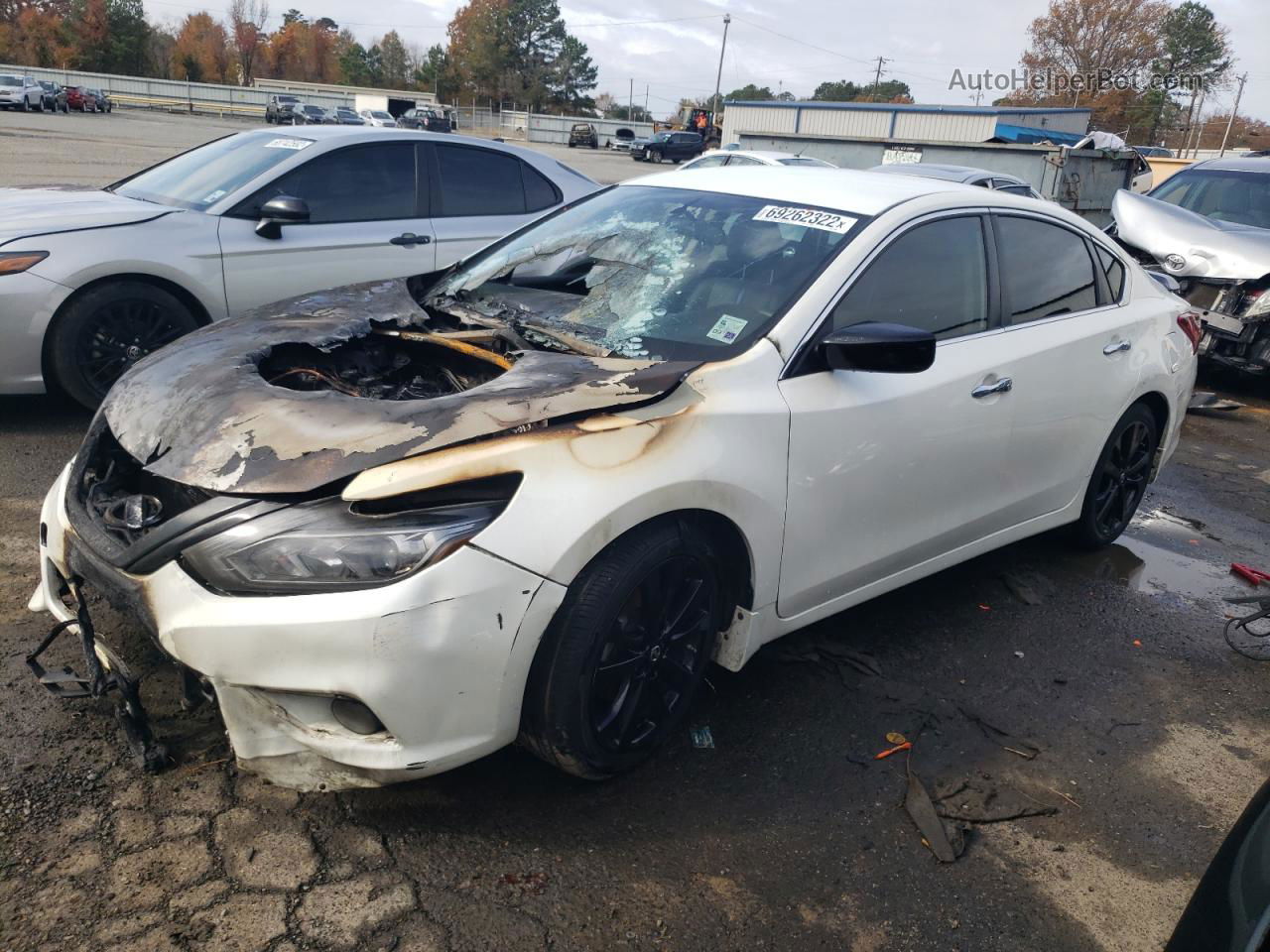 2018 Nissan Altima 2.5 White vin: 1N4AL3AP3JC274632