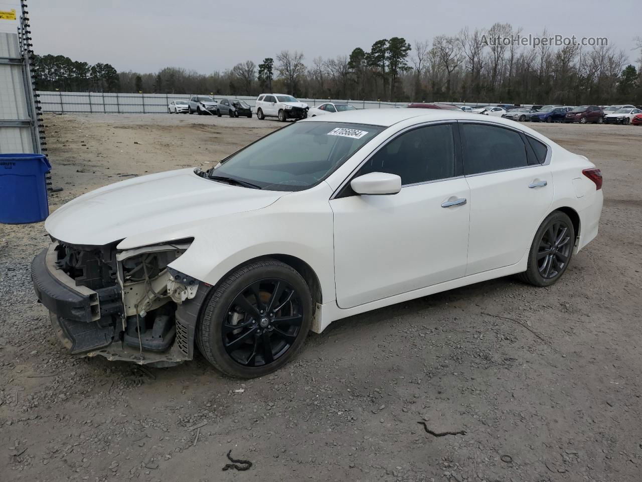 2018 Nissan Altima 2.5 White vin: 1N4AL3AP3JC292676