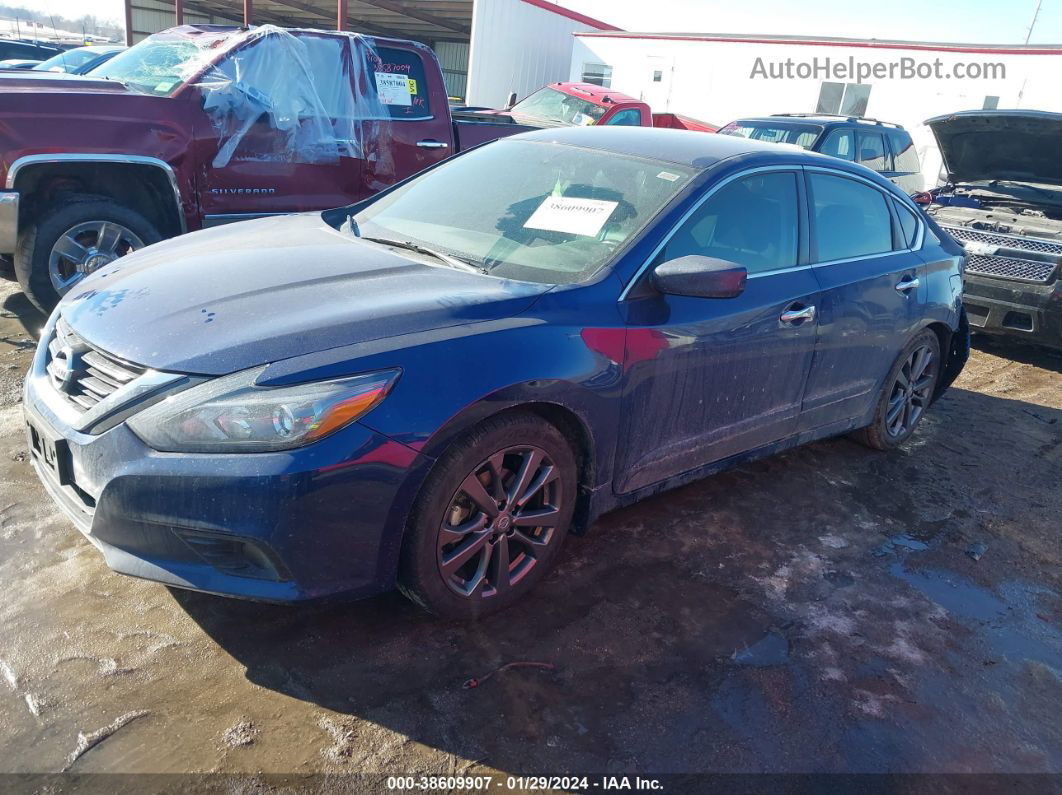 2018 Nissan Altima 2.5 Sr Blue vin: 1N4AL3AP3JC477892