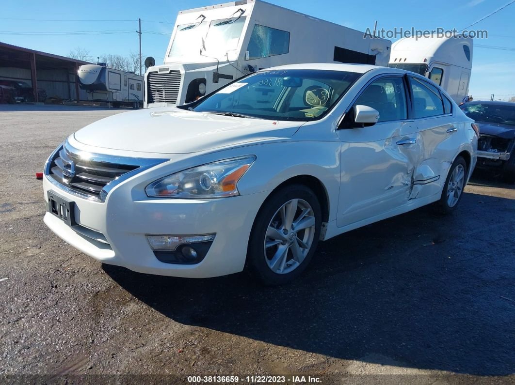 2014 Nissan Altima 2.5 Sl White vin: 1N4AL3AP4EC109470