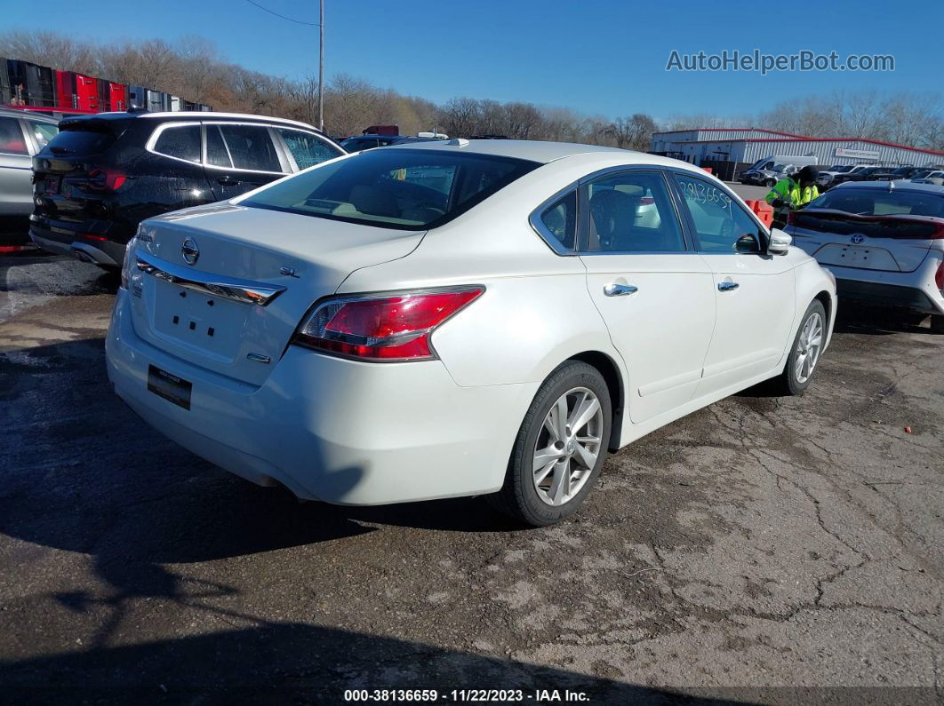 2014 Nissan Altima 2.5 Sl White vin: 1N4AL3AP4EC109470