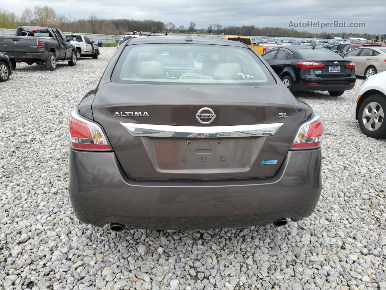 2014 Nissan Altima 2.5 Brown vin: 1N4AL3AP4EC119352