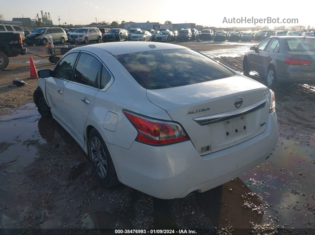 2014 Nissan Altima 2.5 S White vin: 1N4AL3AP4EC157020