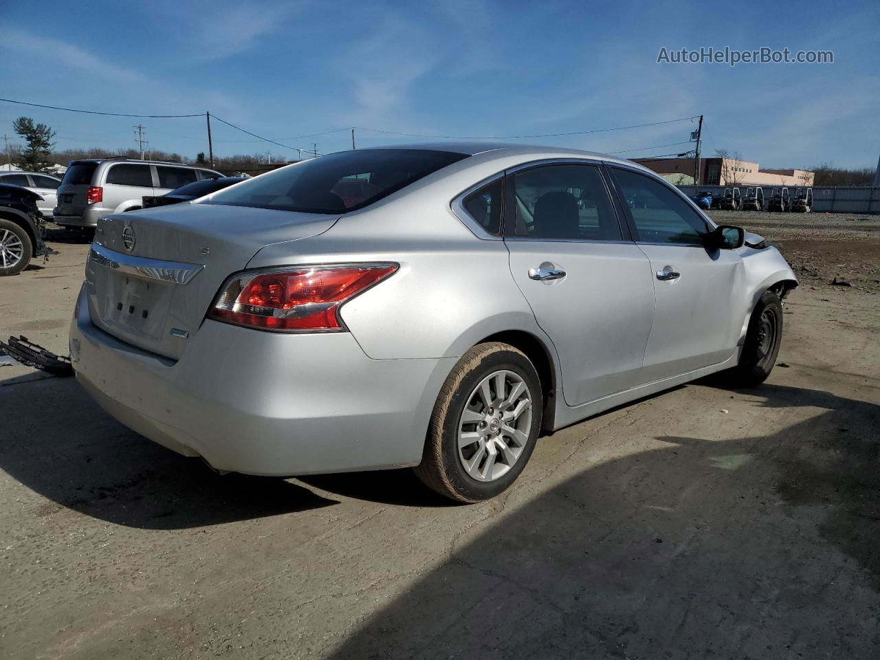 2014 Nissan Altima 2.5 Silver vin: 1N4AL3AP4EC291915