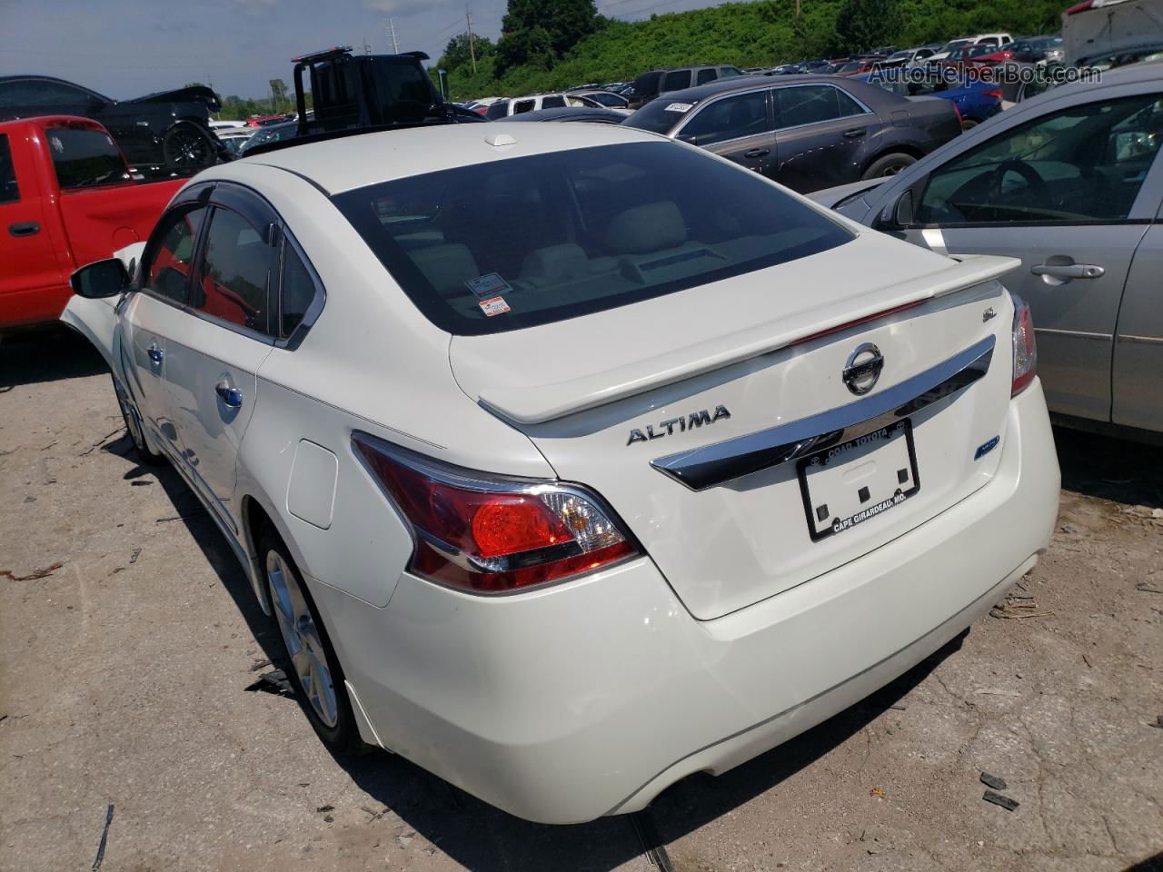 2014 Nissan Altima 2.5 White vin: 1N4AL3AP4EC409705