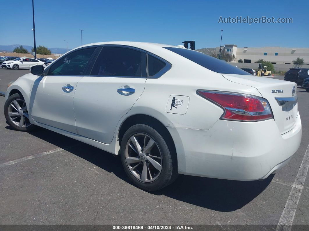 2014 Nissan Altima 2.5 Sv White vin: 1N4AL3AP4EC426570