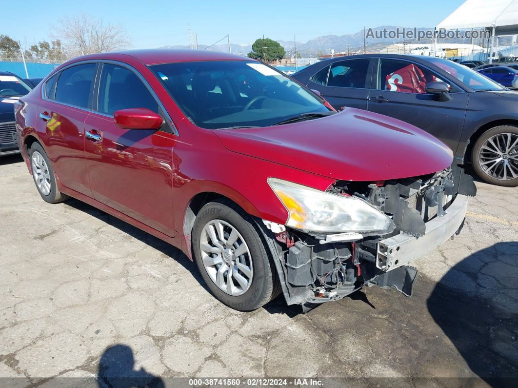 2014 Nissan Altima 2.5 S Red vin: 1N4AL3AP4EN208309