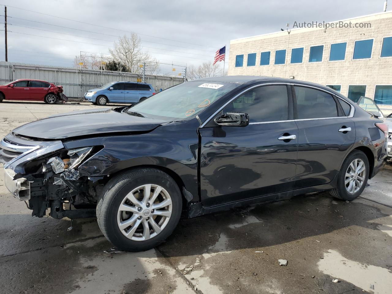 2014 Nissan Altima 2.5 Черный vin: 1N4AL3AP4EN255677