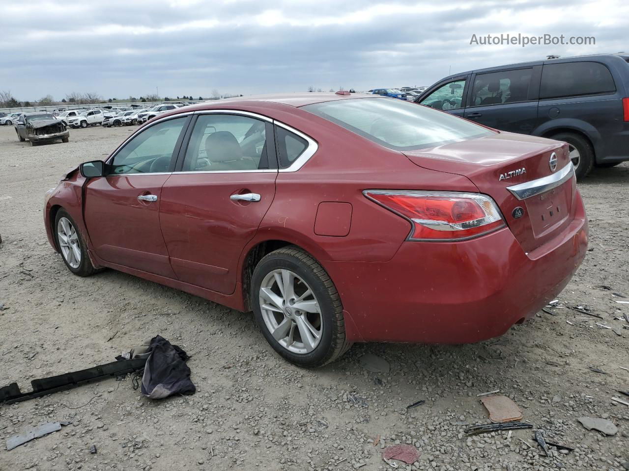 2015 Nissan Altima 2.5 Red vin: 1N4AL3AP4FC123175