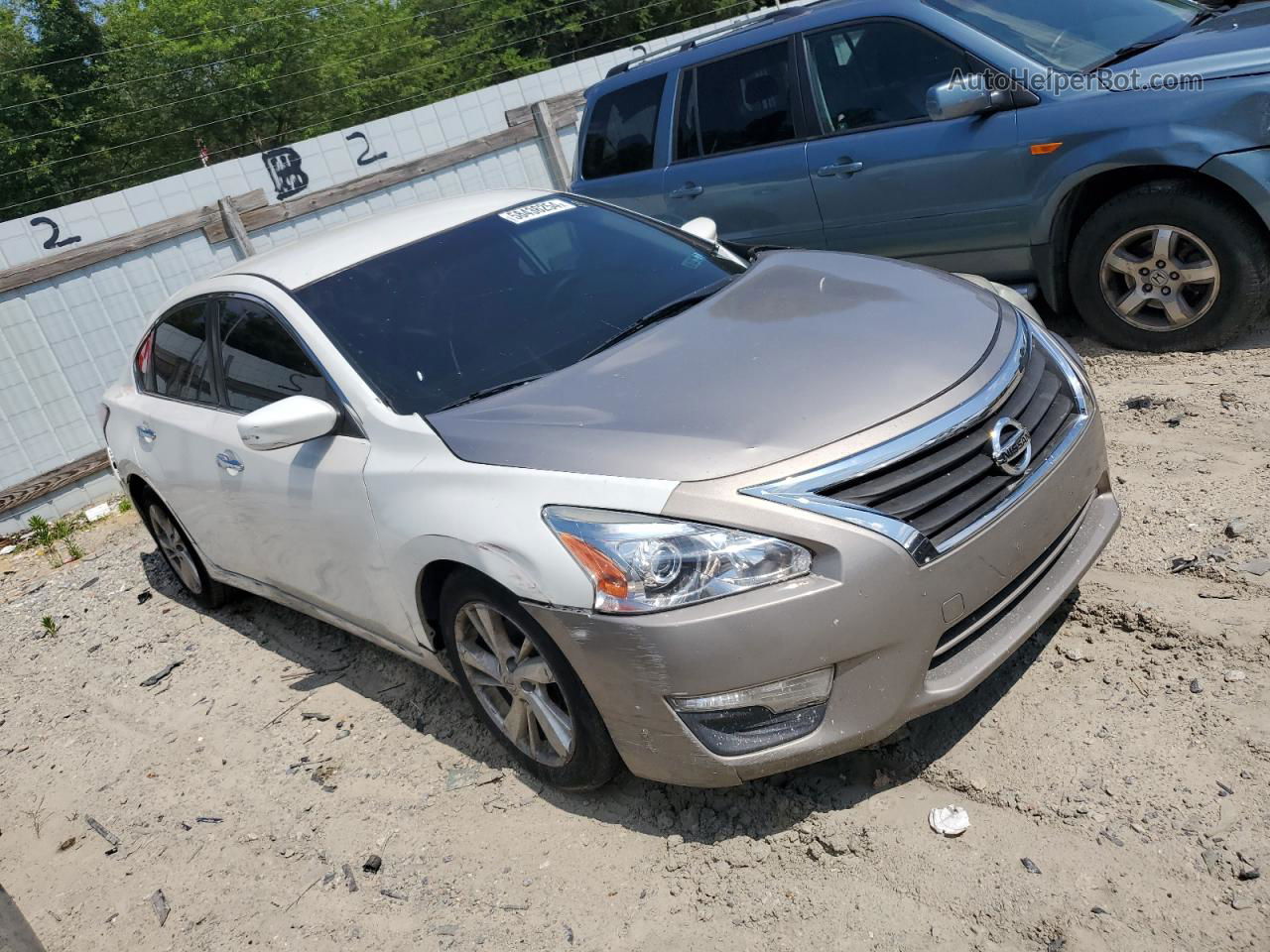 2015 Nissan Altima 2.5 White vin: 1N4AL3AP4FC165099