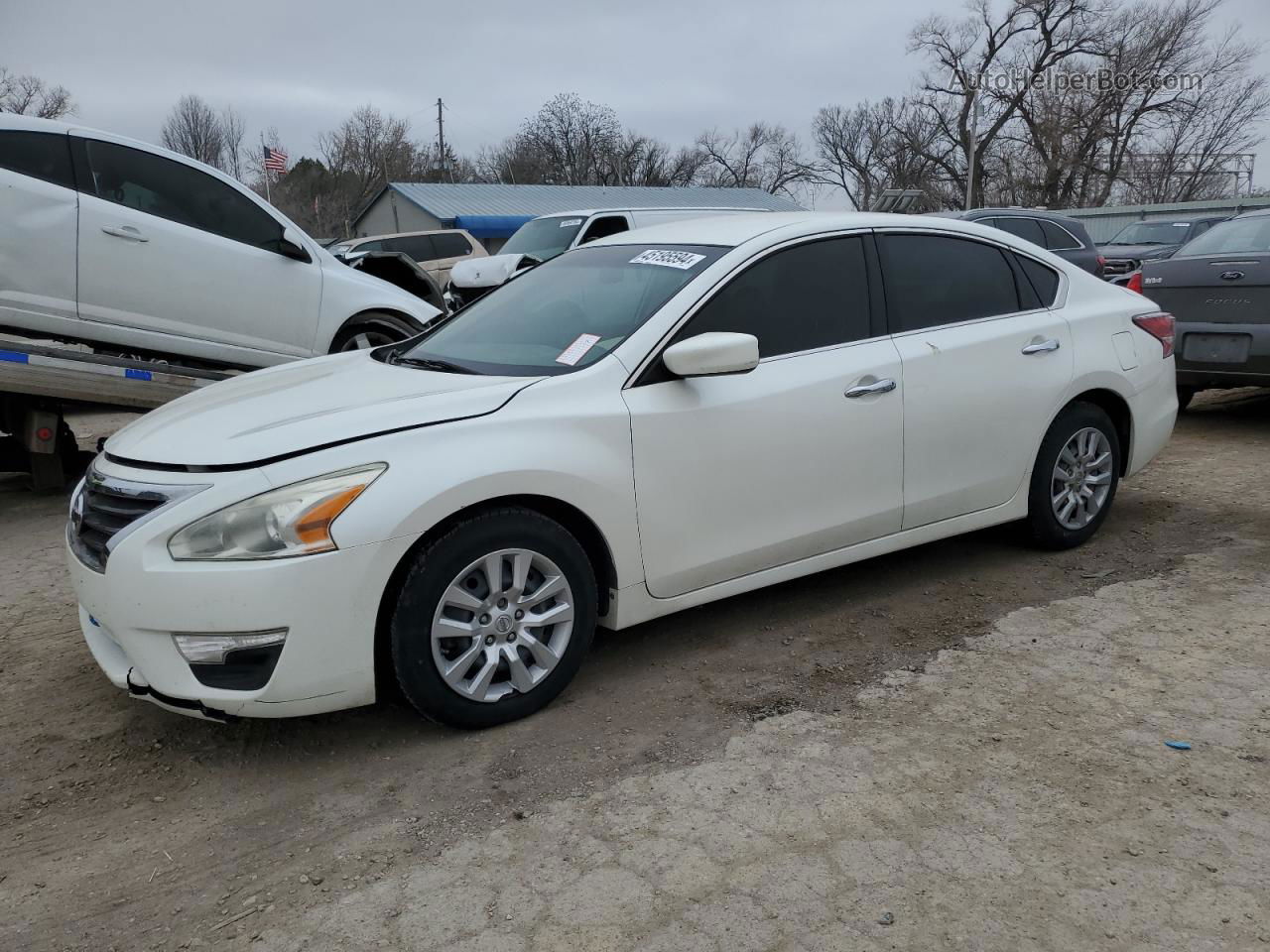 2015 Nissan Altima 2.5 White vin: 1N4AL3AP4FC215953