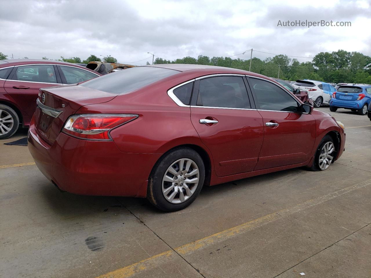 2015 Nissan Altima 2.5 Красный vin: 1N4AL3AP4FC216455