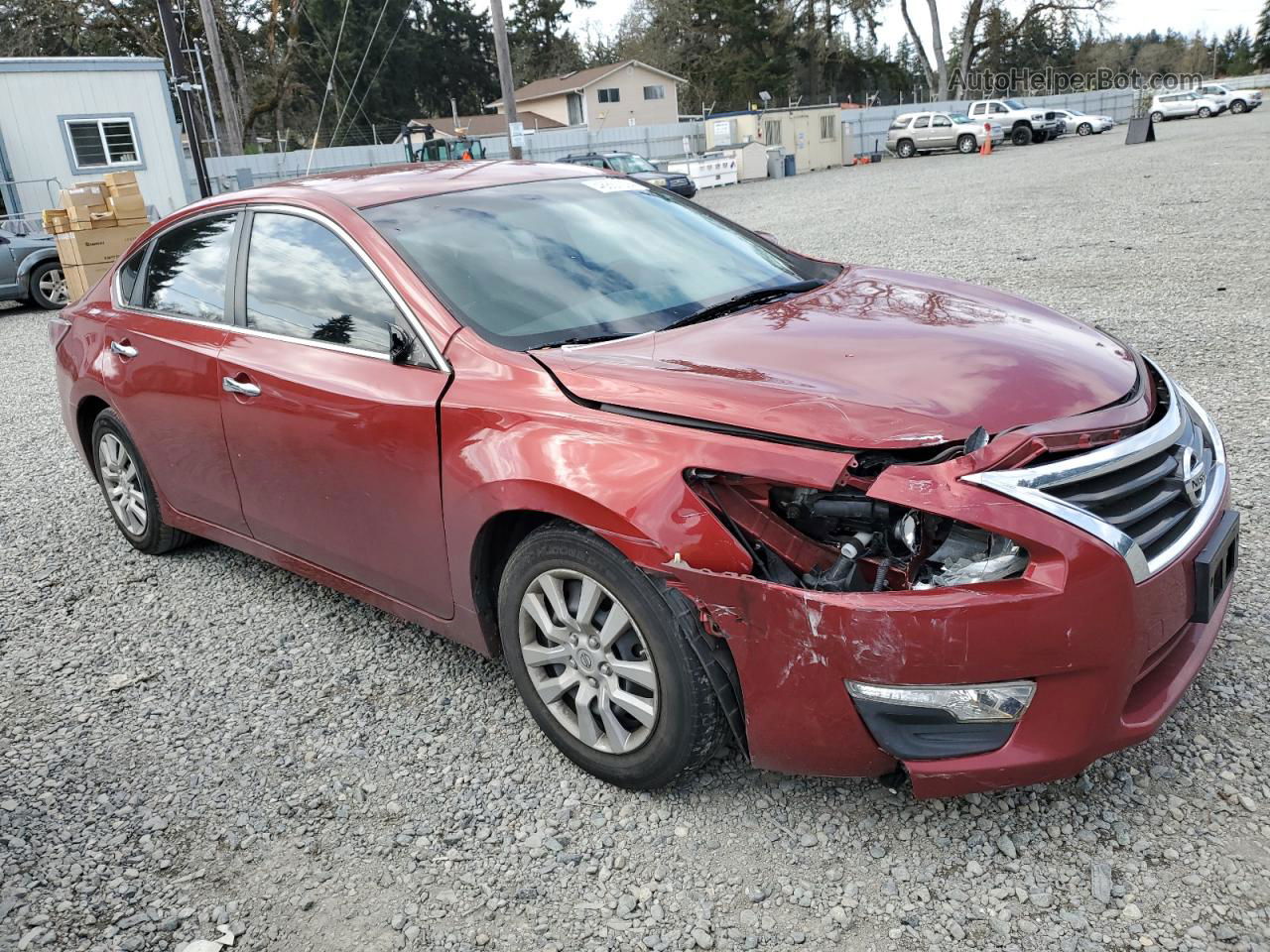 2015 Nissan Altima 2.5 Red vin: 1N4AL3AP4FC271245