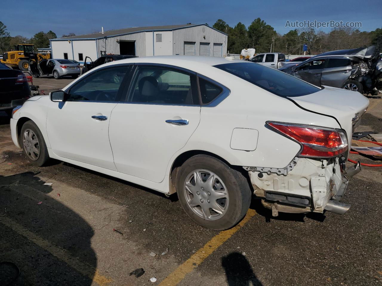 2015 Nissan Altima 2.5 White vin: 1N4AL3AP4FC274596