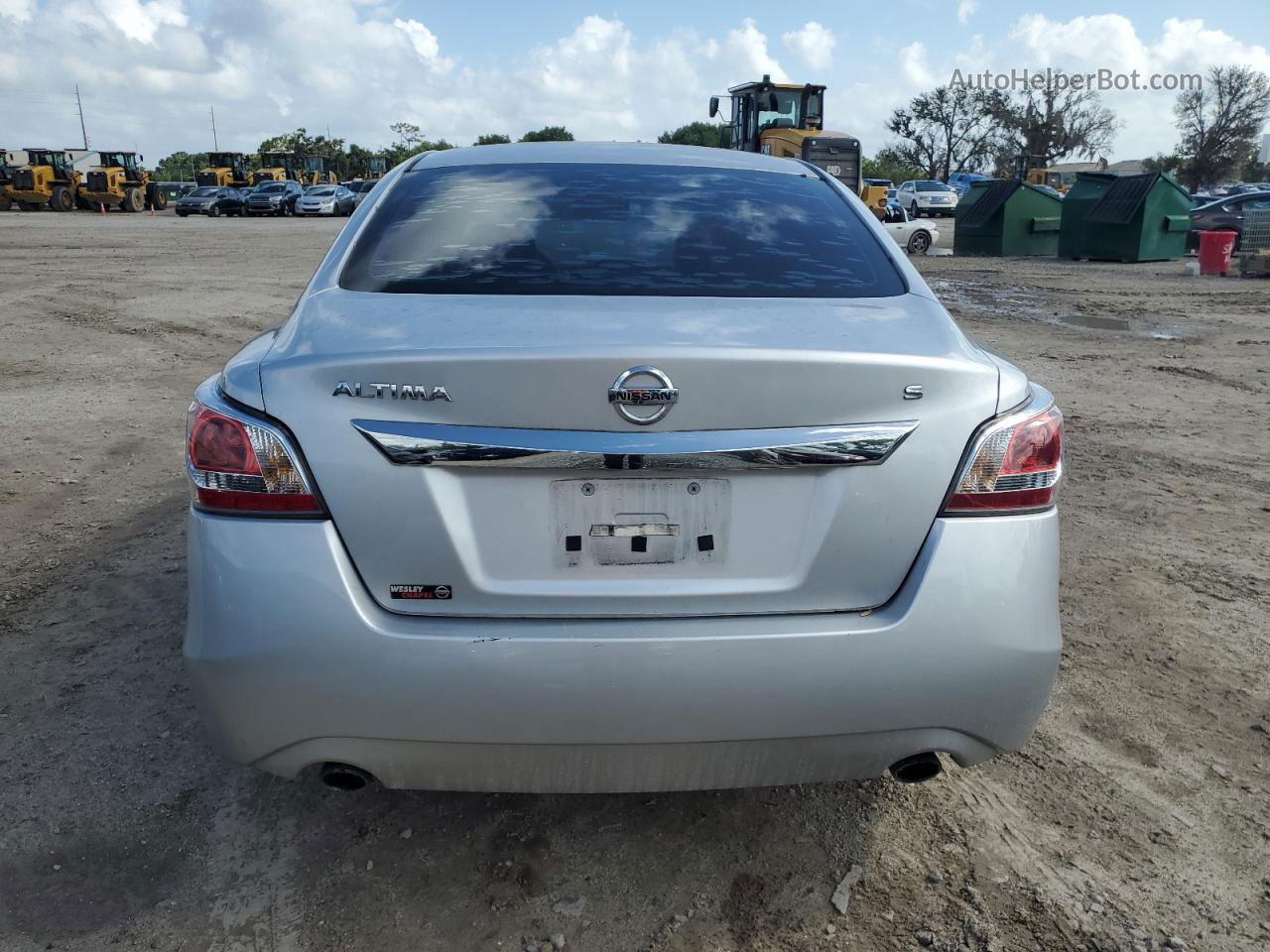 2015 Nissan Altima 2.5 Silver vin: 1N4AL3AP4FC486284