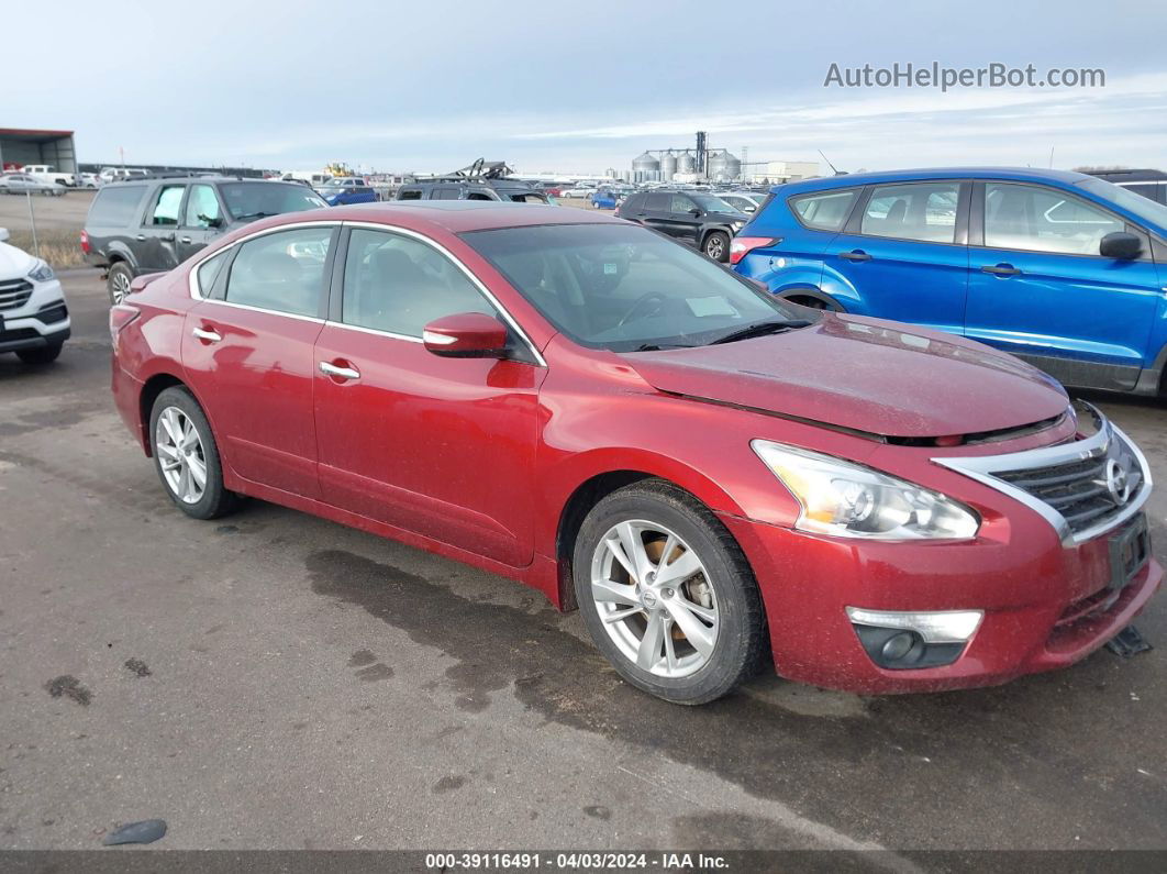 2015 Nissan Altima 2.5 Sl Maroon vin: 1N4AL3AP4FN355585